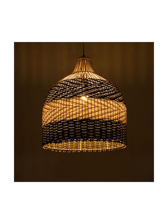 GloboStar Barbados Ceiling Light Beige Boho Grid with E27 Socket 40x40x45cm