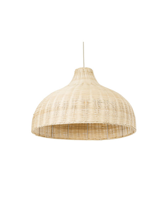 GloboStar Afuru Deckenleuchte Beige Boho Raster mit Lampenbirnensockel E27 60x60x40cm