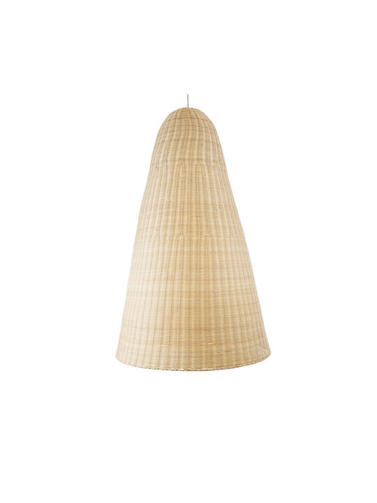 GloboStar Mahana Ceiling Light Beige Boho Grid with E27 Socket 80x80x130cm