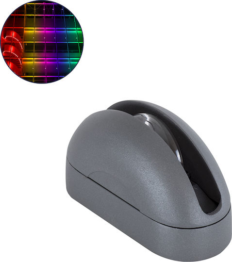 GloboStar Window-Curba Wandmontierte Außen-Deckenleuchte LED IP65 6W mit RGB Licht