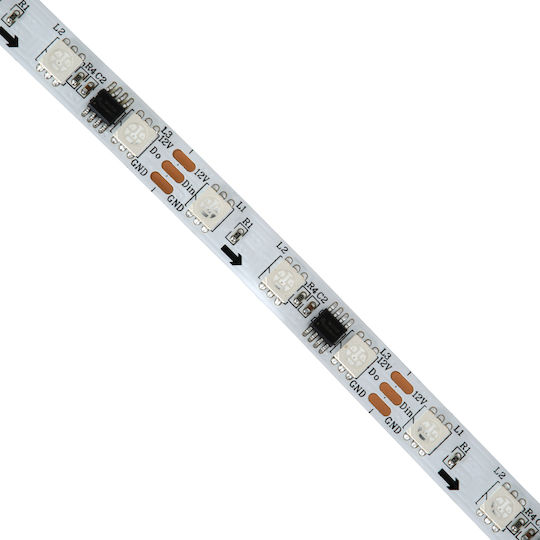 GloboStar LED-Streifen 12V RGB Licht 5m Typ SMD5050
