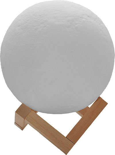GloboStar Lămpi Decorative Pentru Masă Lumină De Lună LED RGBW Lumină De Lună 20x20cm