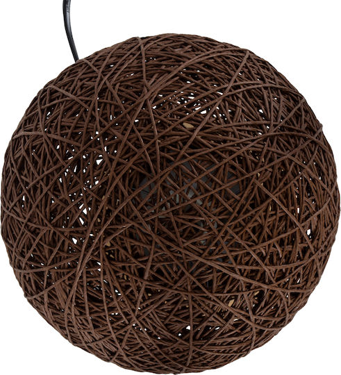 GloboStar Weston Decorative Lamp with Socket for Bulb E27 Brown