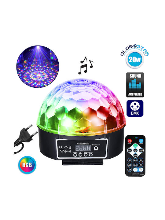 GloboStar Διακοσμητικό Φωτιστικό LED RGB Party Light 17x15x15εκ.