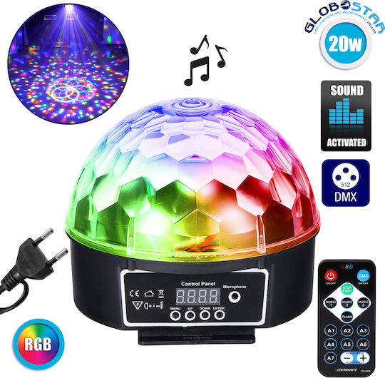 GloboStar Διακοσμητικό Φωτιστικό LED RGB Party Light 17x15x15εκ.