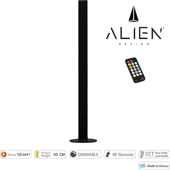 GloboStar Alien Diva Dekorative Lampe Bar Schwarz