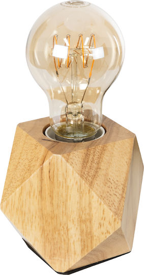 GloboStar Rhombus Dekorative Lampe mit Fassung für E27 Lampe Beige