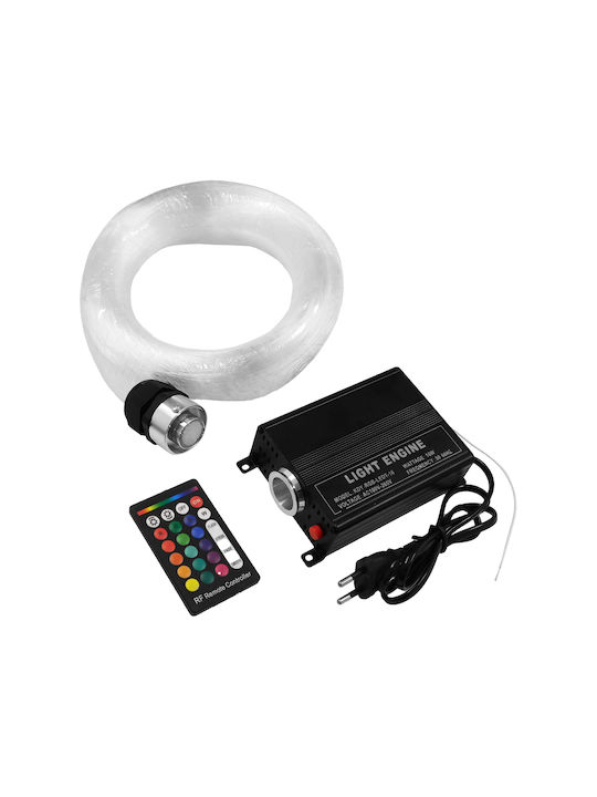 GloboStar Dekoratives Tischlicht LED RGBW Optische Faser 11,5cm