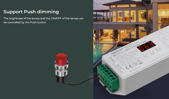 GloboStar Ασύρματο Dimmer και RGB Controller IR 71423