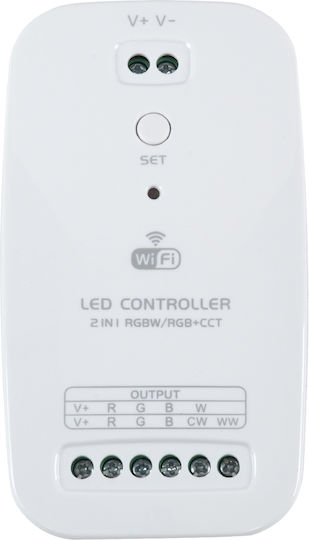 GloboStar Ασύρματο Controller για Ρυθμιζόμενο Λευκό Wi-Fi 73355