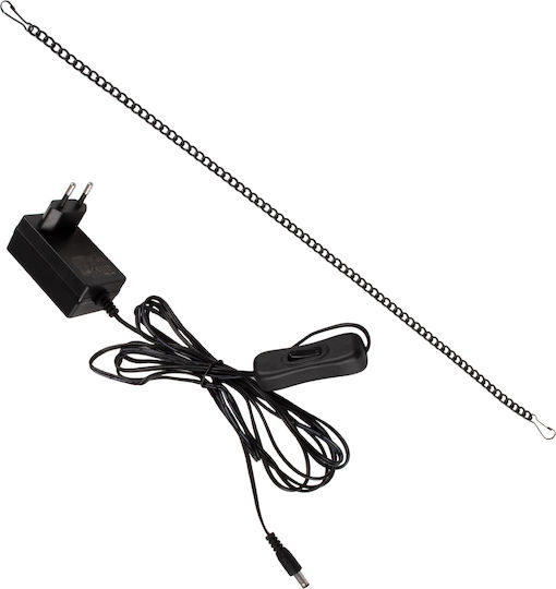 GloboStar Semn LED rulant Cu o singură față 40x2cm Albastru deschis / Galben / Roz