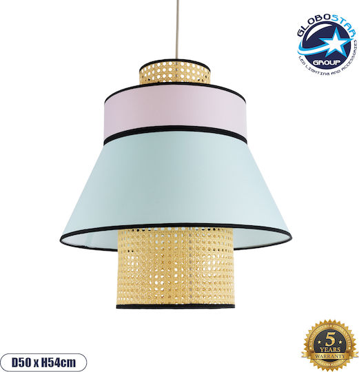 GloboStar Journey Pendant Light cm Boho Grid with Socket E27 50x53x54cm