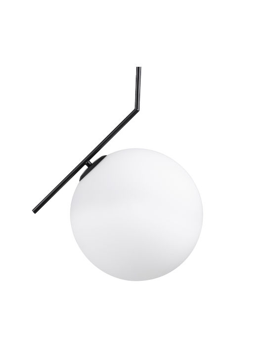 GloboStar Monroe Pendant Light Black Ball with Socket E27 50x36x75cm