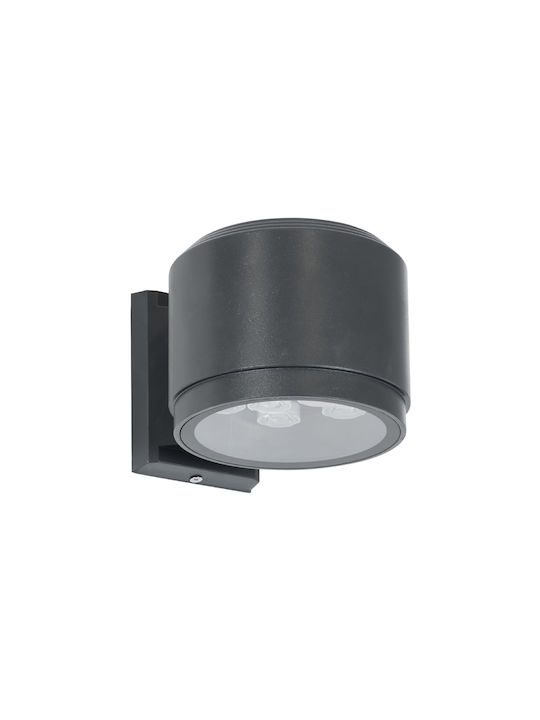 GloboStar Wall-Mounted Outdoor Spot LED IP67 24W with Warm White Light Double Beam