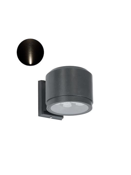GloboStar Wall-Mounted Outdoor Spot LED IP67 24W with Natural White Light Double Beam