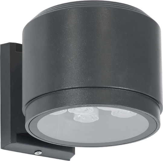 GloboStar Wall-Mounted Outdoor Spot LED IP67 24W with Natural White Light Double Beam