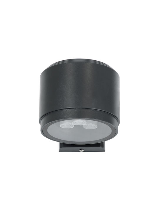 GloboStar Wall-Mounted Outdoor Spot LED IP67 24W with Natural White Light Double Beam