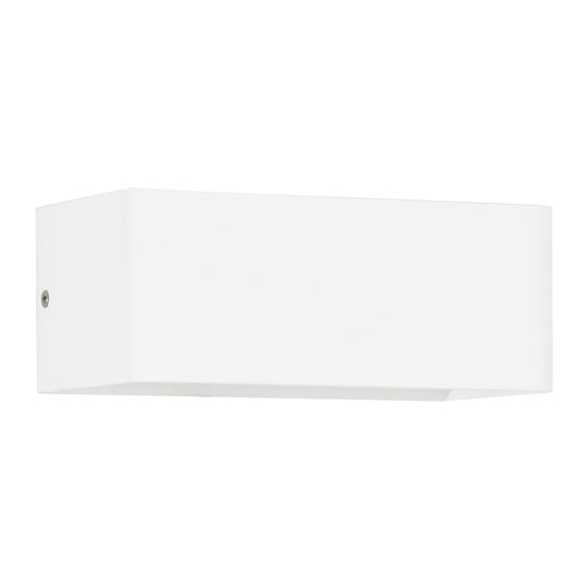 GloboStar Circoa Επιτοίχια Εξωτερική Πλαφονιέρα LED IP44 10W με Θερμό Λευκό Φως Διπλής Δέσμης 20x8x10εκ.