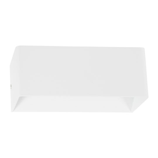 GloboStar Circoa Επιτοίχια Εξωτερική Πλαφονιέρα LED IP44 10W με Θερμό Λευκό Φως Διπλής Δέσμης 20x8x10εκ.