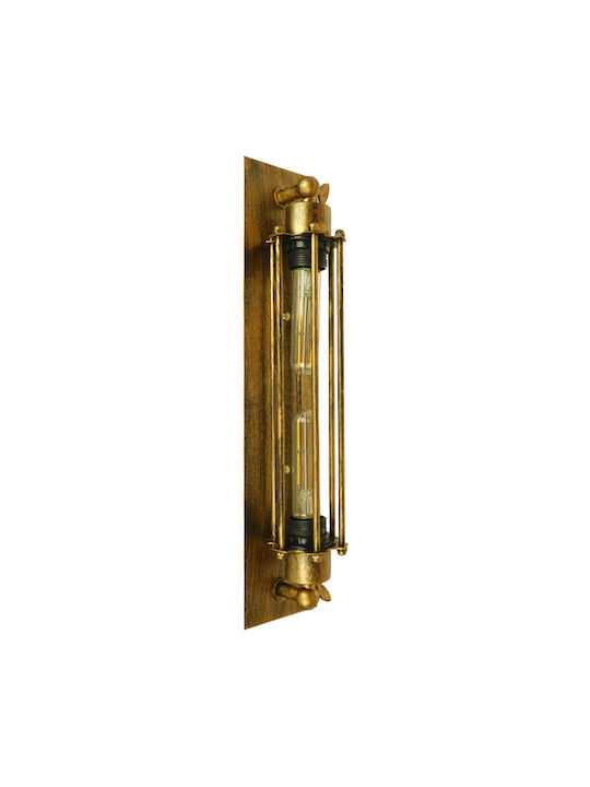 GloboStar Finley Industrial Wall Lamp with E27 Bronze 10x47cm