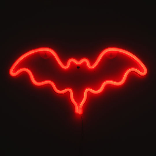 GloboStar Neon Διακοσμητικό Φωτιστικό Batman LED Φιγούρα 35.5x16εκ.