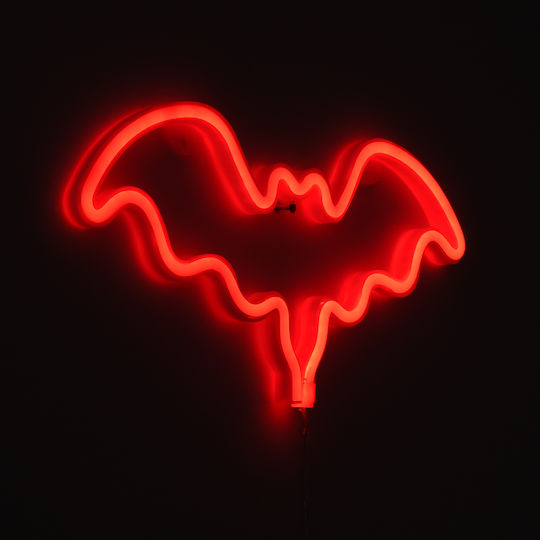 GloboStar Neon Διακοσμητικό Φωτιστικό Batman LED Φιγούρα 35.5x16εκ.