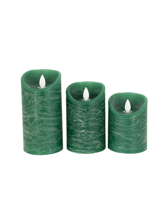 GloboStar Decorative Lamp Wax Polish Green 3pcs