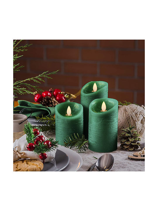 GloboStar Decorative Lamp Wax Polish Green 3pcs