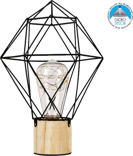 GloboStar Antler Decorative Lamp Black