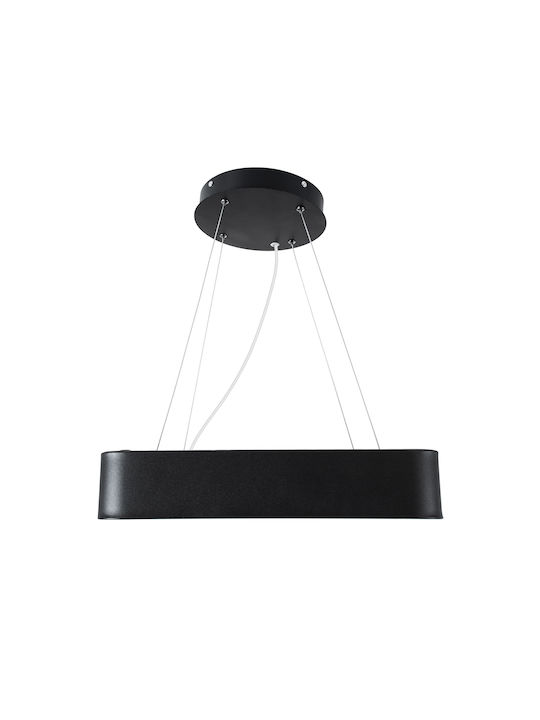 GloboStar Kamala Deckenleuchte 40cm Schwarz mit Integrierter LED und Fernbedienung
