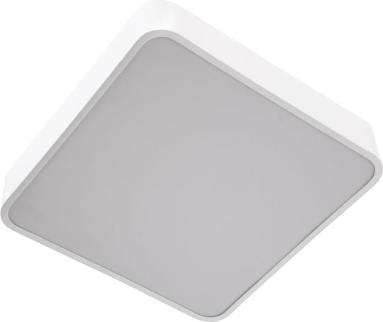 GloboStar Kamala Ceiling Mount Light 40cm White with Integrated LED and Remote Control