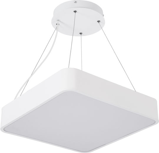 GloboStar Kamala Ceiling Mount Light 40cm White with Integrated LED and Remote Control