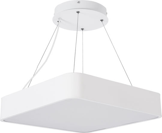GloboStar Kamala Ceiling Mount Light 40cm White with Integrated LED and Remote Control
