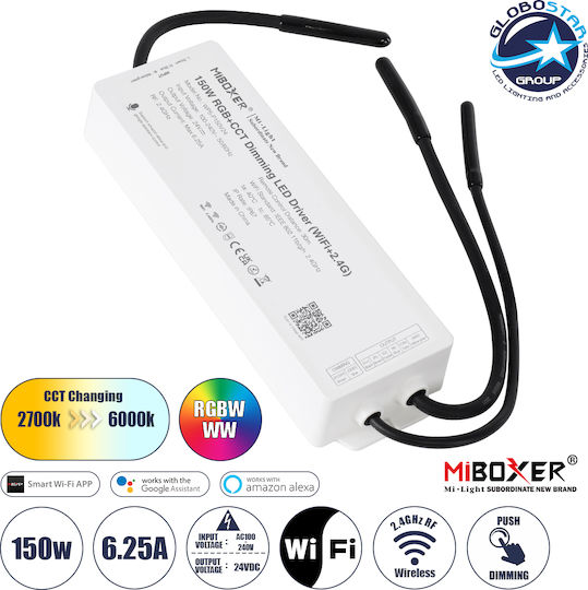 GloboStar Безжичен RGB контролер RF 71440
