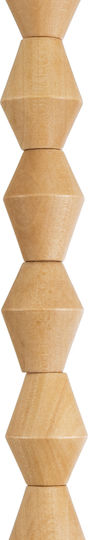 GloboStar Beads Ceiling Light Beige with E27 Socket 4x43x43cm