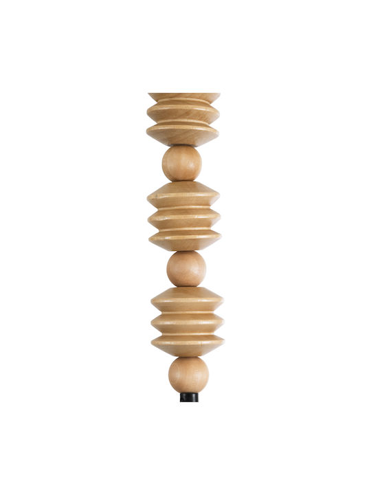 GloboStar Beads Pendant Light Beige with Socket E27 5cm