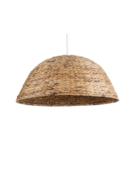 GloboStar Mangata Deckenleuchte Braun Boho Raster mit Lampensockel E27 90x90x40cm