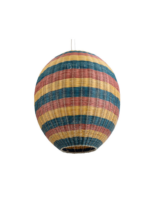 GloboStar GloboStar Ceiling Light Green Boho Grid with E27 Socket 70x70x80cm