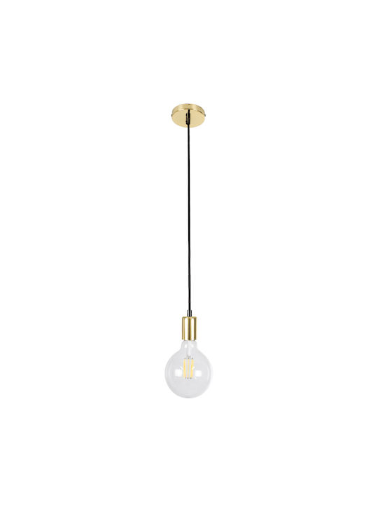 GloboStar Lumi Pendant Light Gold with Socket E27 10.5x118cm