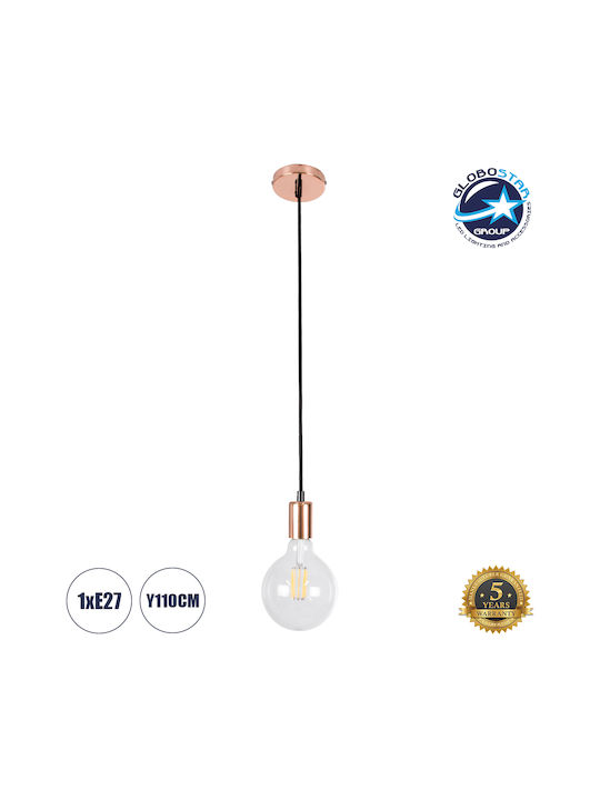 GloboStar Lumi Hängelampe Kupfer mit Fassung E27 4x118cm.