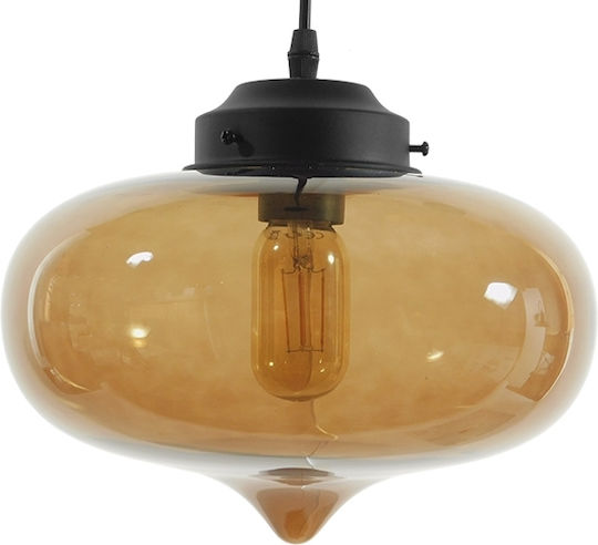 GloboStar Pomegranate Ceiling Light Honey Ball with E27 Socket 26x20x20cm