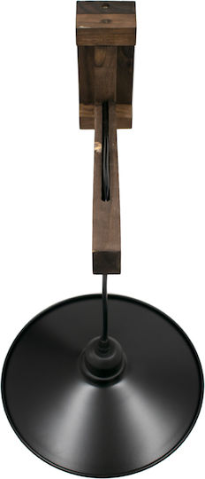 GloboStar Jonas Vintage Lampa De Perete Cu Bază De Bec E27 Maro 26x50x50cm