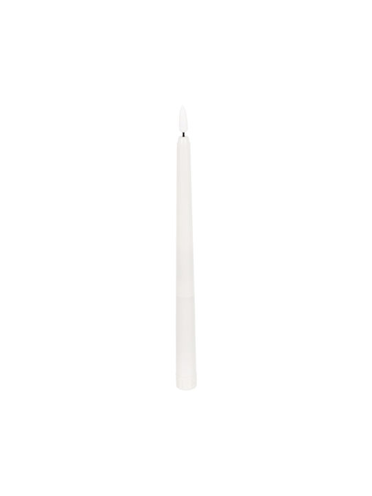 GloboStar Dekorative Lampe Wachs-Politur Weiß 6Stück