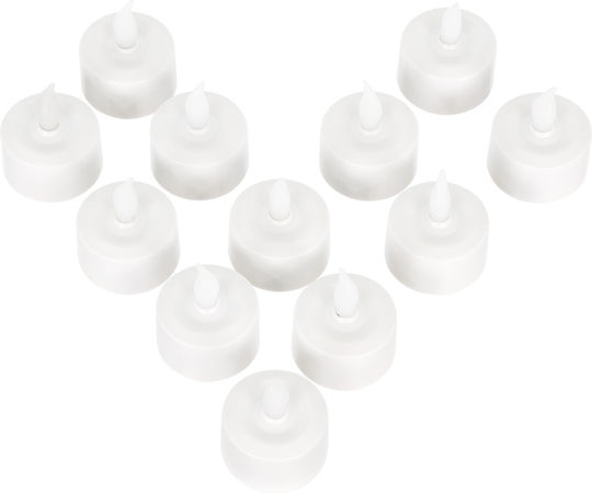 GloboStar Dekorative Lampe Wachs-Politur Weiß