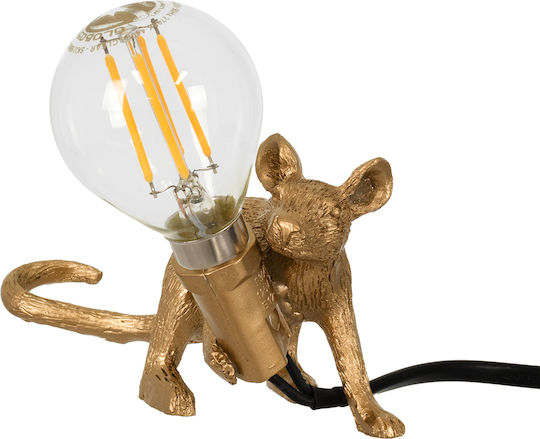 GloboStar Διακοσμητικό Φωτιστικό Mouse E12 Φιγούρα 13x4x7εκ.