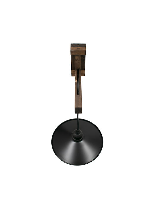 GloboStar Jonas Vintage Φωτιστικό Τοίχου με Ντουί E27 Καφέ 26x50x50εκ.
