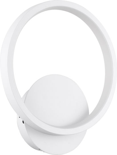 GloboStar Ted Modern Lamp Wall with Integrated LED and Adjustable White Light 20x23cm