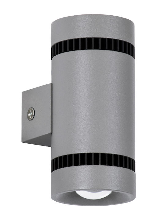 GloboStar Cannonal Wall-Mounted Outdoor Spot Light LED IP20 10W with Warm White Light Double Beam