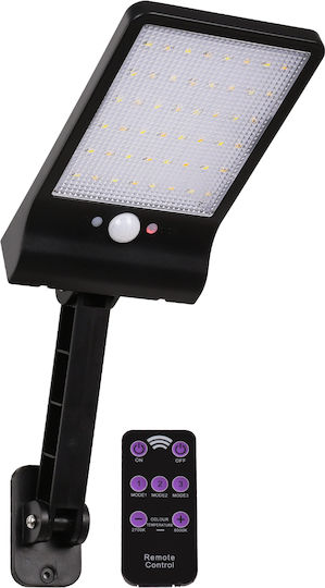 GloboStar Waterproof Solar LED Flood Light 4.5W Warm White 3000K with Motion Sensor and Photocell IP56