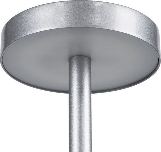 GloboStar Metal Lampă de masă LED cu Bază Argintiu